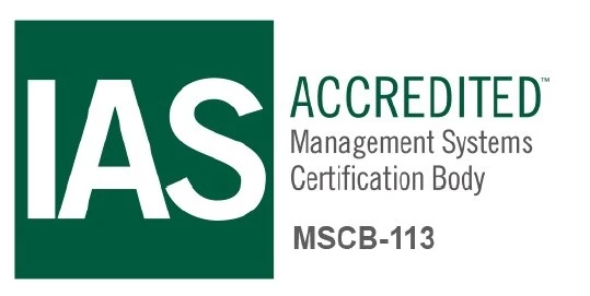 IAS Accredited — Management Systems Certification Body MSCB-113