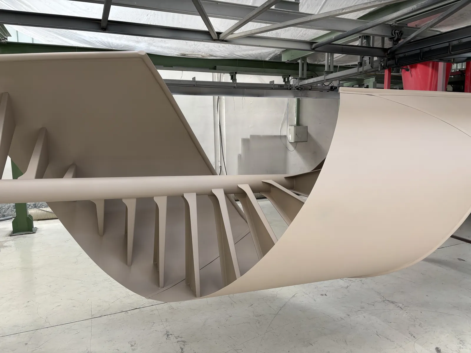 Plastificirano metalno stepenište